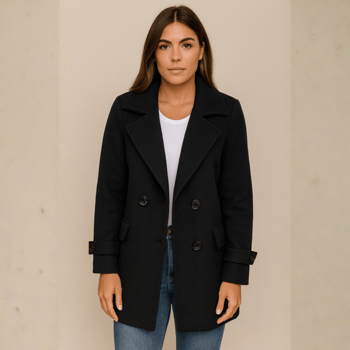 ROSALIE | CHIC COLLARED JACKET - Edith & Mae