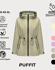 SAGE | LIGHTWEIGHT WATER REPELLENT RAINCOAT - Edith & Mae