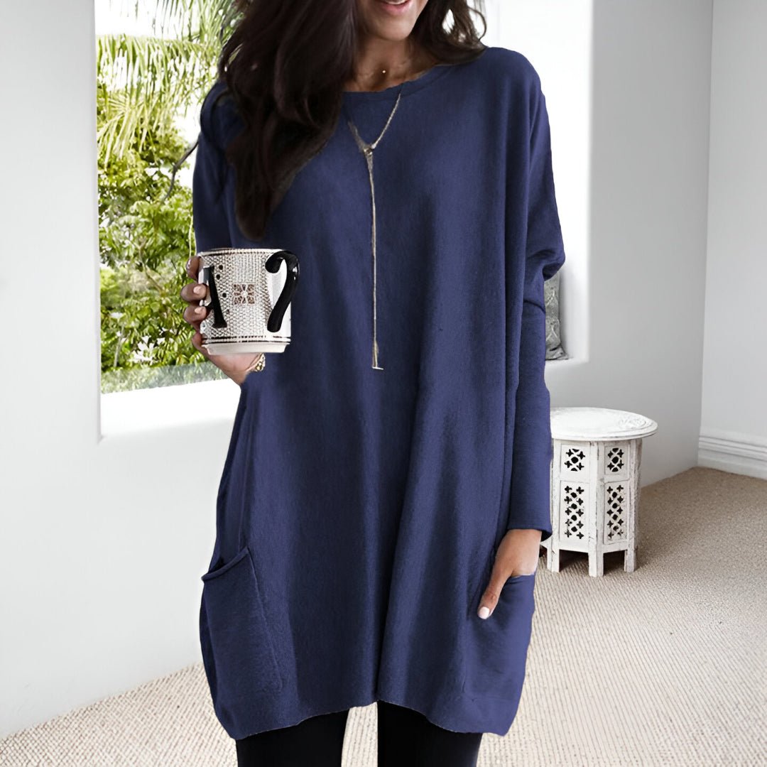 SARA - RELAXED POCKET TUNIC - Edith & Mae