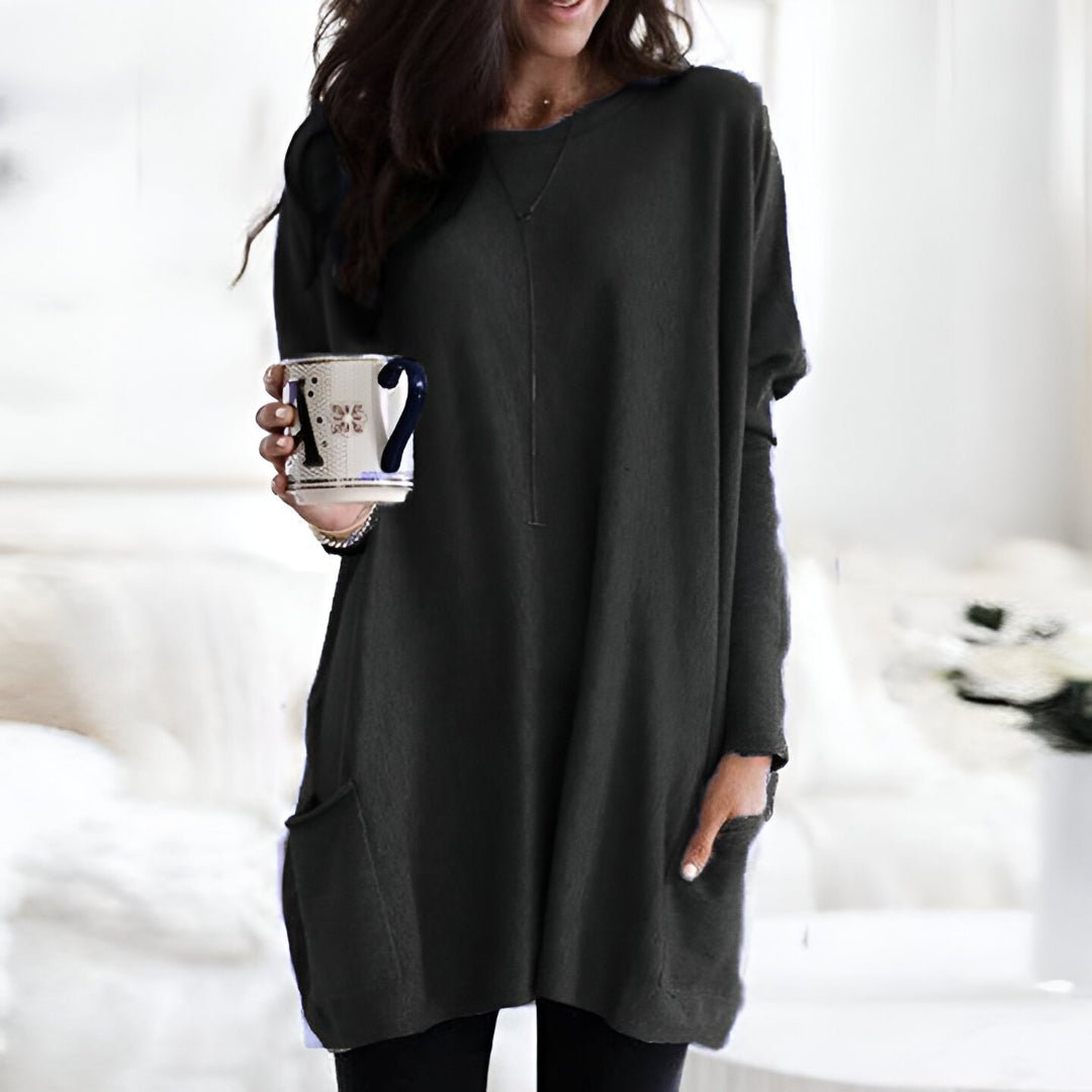 SARA - RELAXED POCKET TUNIC - Edith & Mae