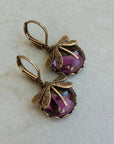 SPHERICAL DRAGONFLY EARRINGS IN ANTIQUE GOLD - Edith & Mae