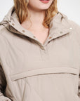 WILLOW | QUILTED WATER REPELLENT HOODED JACKET - Edith & Mae