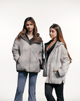 WILLOW | QUILTED WATER REPELLENT HOODED JACKET - Edith & Mae