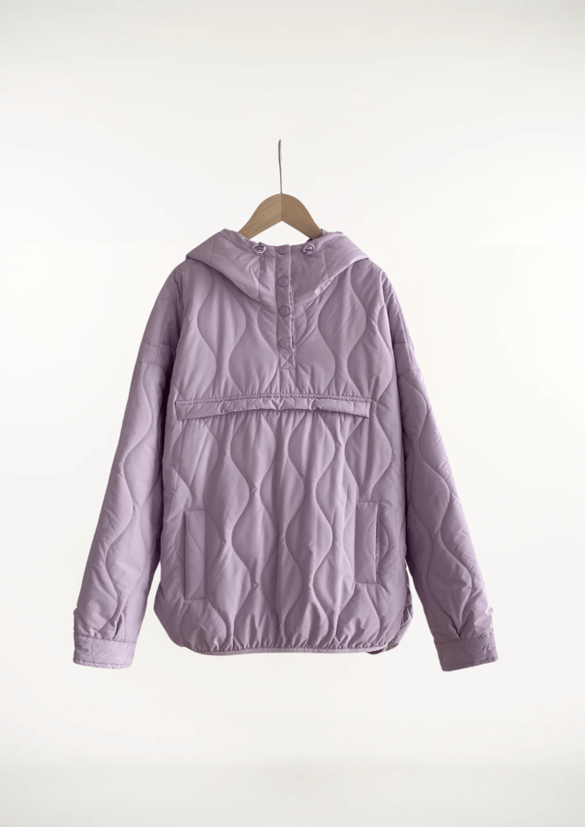 WILLOW | QUILTED WATER REPELLENT HOODED JACKET - Edith &amp; Mae
