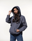 WILLOW | QUILTED WATER REPELLENT HOODED JACKET - Edith & Mae